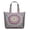 White-105, variant on Colorful Vibrant Indian Tribal Paisley Tote - Zippered Pocket & Side Compartments