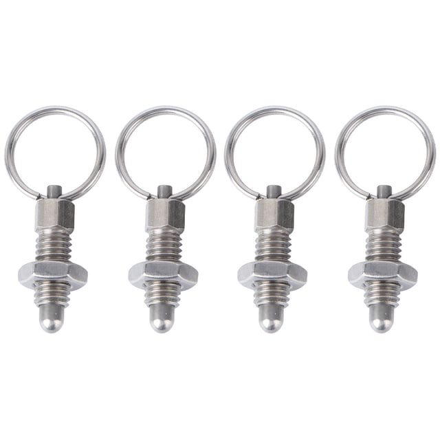MasteelfCA 4pcs Useful Stainless Steel Knob Plunger Durable Spring Pin Quick Release Pin