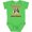 Apple Green, variant on Inktastic Protected by a Basset Hound Funny Dog Boys or Girls Baby Bodysuit