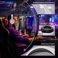 thumbnail image 6 of MANBASNAKE Wired Gaming Headset,Noise Cancelling Over Ear Headphones with Microphone for PS4 PC Xbox One PS5 Controller,Rainbow LED Backlit(White), 6 of 6