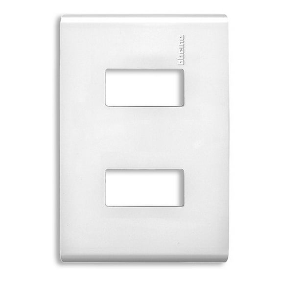 20 Placa Resina Modus Chasis Doble Abs Blanco E5n2ptl