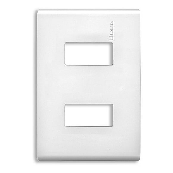 20 Placa Resina Modus Chasis Doble Abs Blanco E5n2ptl