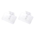 thumbnail image 3 of Injueey Soporte para baño, fregadero, estante extraíble de pared, organizador, de secado, organización de de baño, accesorio de soporte de Blanco 2Conjunto, 3 of 6