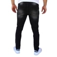thumbnail image 2 of Pantalón rasgado de mezclilla stretch John Silver  Corte skinny Color negro, 2 of 3