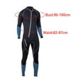 thumbnail image 2 of 3mm Neoprene Wetsuit Full Swimsuit Surfing Stretch Wet Suit, Thermal Waterproof Scuba Diving Suit for Water Sports Winter Snorkeling , XL, 2 of 10