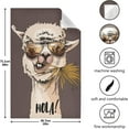 thumbnail image 5 of Summer Cool Llama Dish Towels Set of 6, Palm Leave Washable Tea Towels Dishcloths Lint-Free 18x28 Inch Fast Drying for Kitchen Restaurant Bar Clean, 5 of 7