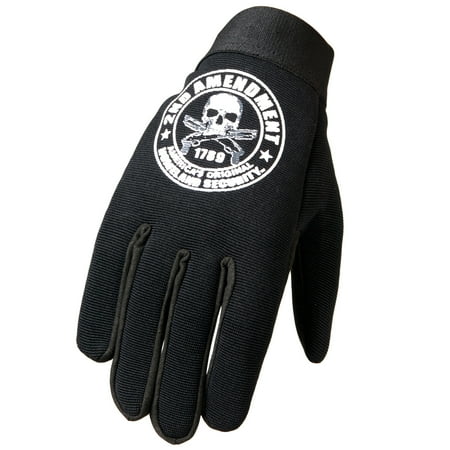 

Hot Leathers GVM2013 2nd Amendment America s Original Homeland Security Mechanics Gloves Medium