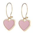 thumbnail image 4 of UPOUART Pendientes Colgantes Para Mujer En Círculo Color Rosa Durazno, 4 of 8