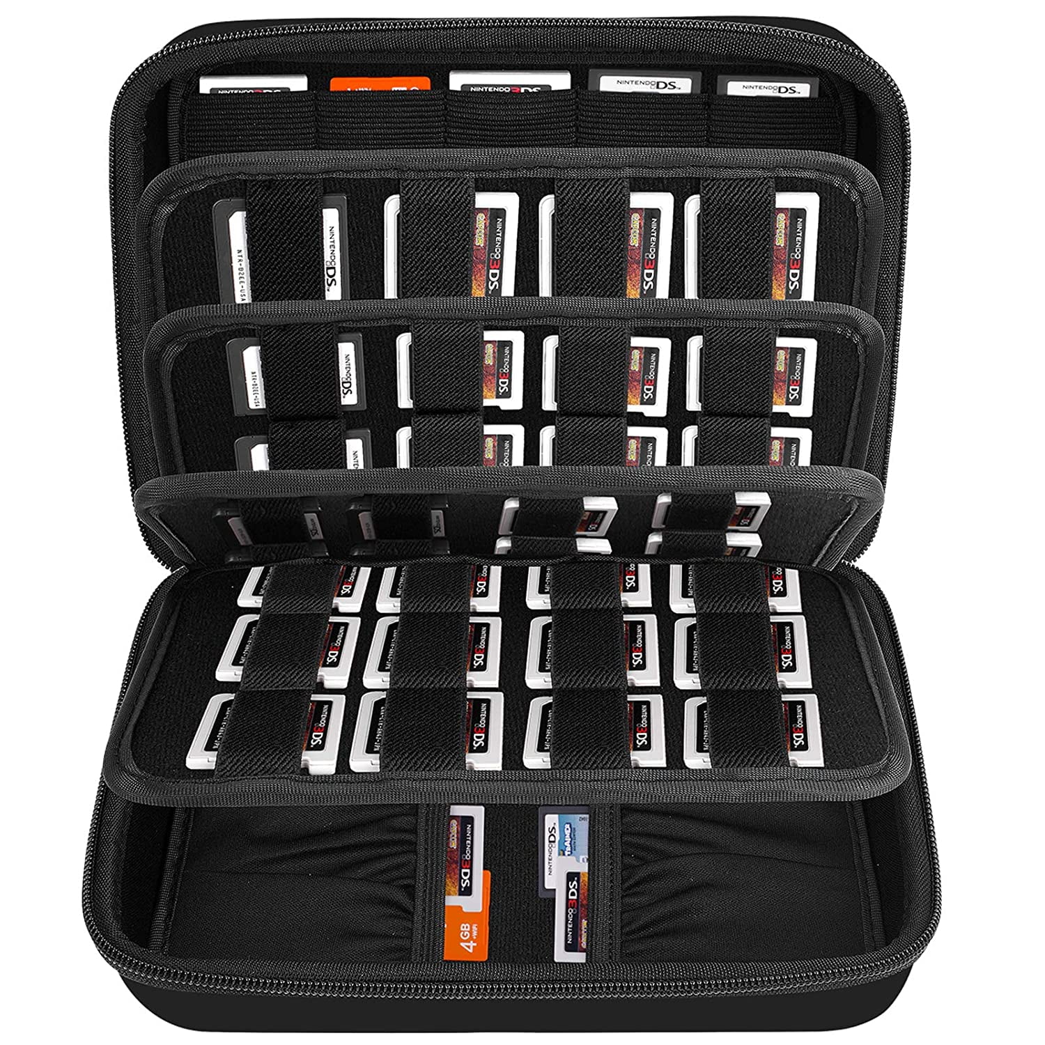 130 Game Card Holder Storage Case Compatible with Nintendo 3DS 2DS DS