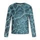 thumbnail image 4 of Blusas y camisas de manga larga con cuello redondo para hombre, blusa informal de manga larga con cuello redondo y estampado., 4 of 5