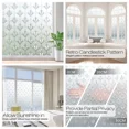 thumbnail image 4 of Window Privacy Film Frosted Glass Window Film Static Cling UV Blocking Removable Window Clings Opaque Window Stickers for Home, 4 of 10