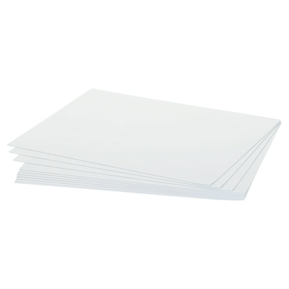 EVA Foam Sheets White 10.8 x 8.5 Inch 1.7mm Thick Crafts Foam Sheets 10Pcs