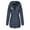 #0093-Navy, variant on Uootdi Women's Waterproof Long Puffer Hooded Jacket Plus Size Thickened Quilted Down Jacket Warm Winter Coat
