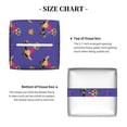 thumbnail image 5 of Lsque Labrador Retriever Dog Printed Tissue Box Cover Holder, Facial Paper Organizer Dispenser,Square with Bottom Belt, PVC Leather Decorative Organizer, 5 of 8