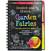 Scratch & Sketch(tm) Garden Fairies (Trace Along), (Hardcover)