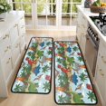 thumbnail image 4 of Kitchen Rugs Sets Of 2,LightColor Dinosaurs Volcanoes Pattern Anti Fatigue Kitchen Mat Rugs Non Slip Washable,Decorative Kitchen Floor Mats for Kitchen,Sink,Laundry,17"x47"+17"x47", 4 of 5