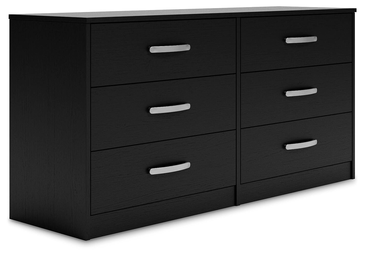 Hodedah Tall Wooden 7 Drawer 1 Door Bedroom Dresser, Black