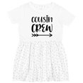 thumbnail image 3 of Inktastic Cousin Crew Girls Toddler Dress, 3 of 5