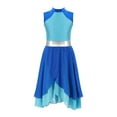 thumbnail image 2 of Kids Girls Lyrical Sleeveless Liturgical Celebration Praise Ballet Dance Dress Overlay, 2 of 7