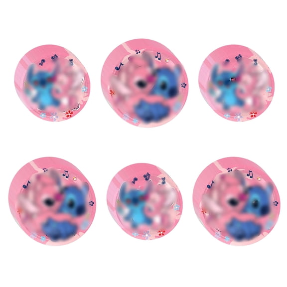 60 PCS Pink Birthday Party Paper Plates Set Includes 30 PCS 9 Inch Paper Plates 30 PCS 7 Inch Paper Plates