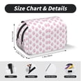 thumbnail image 5 of Kdxio Pink Paw for Double Compartment Pen Case Oxford Organizer with Zipper Pockets for Students Artists, 5 of 7