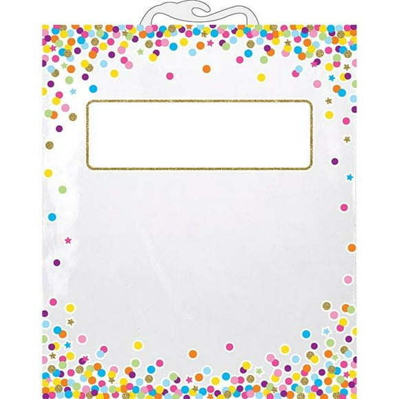 Ashley Productions ASH10560-12 Hanging Storage Bag Confetti Pattrn - 12 Each