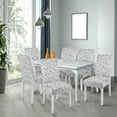 thumbnail image 2 of Halloween Chair Covers for Dining Room Set Of 6, Halloween Ghost Stretch Dining Chair Cover 6 Pieces, Washable Kitchen Parsons Chair Slipcovers 6 Pack, Removable Seat Protector for Home and Party, 2 of 6