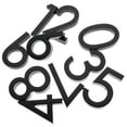 thumbnail image 3 of 10Set 3D Square Black ABS Resin Door Number Sign for Homeowners and Business Owners Outdoor Indoor, 3 of 9