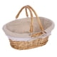 thumbnail image 2 of Cesta con asa, cesta de mimbre para picnic, cesta tejida de mimbre de sauce, cesta de picnic de mimbre, valor inmejorable, 2 of 9