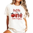 thumbnail image 2 of Mom of the One Little Ladybug Shirt for Women Girls 1st Birthday Matching Family Party Tee Natural Shirt Adult X-Large, 2 of 7