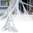 thumbnail image 2 of Stretchy Halloween Spider Web Decorations - Giant DIY Spider Netting for Outdoor Haunted House Decor - Cut-to-Size Spooky Beef Netting for Yard, Party & Indoor Scary Displays, 2 of 8