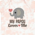 thumbnail image 4 of Inktastic My Papou Loves Me Boys or Girls Baby Bodysuit, 4 of 5