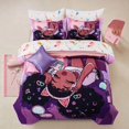 thumbnail image 1 of Juego de edredón A Nice Night Purple con Black Girl, talla doble, 1 of 9