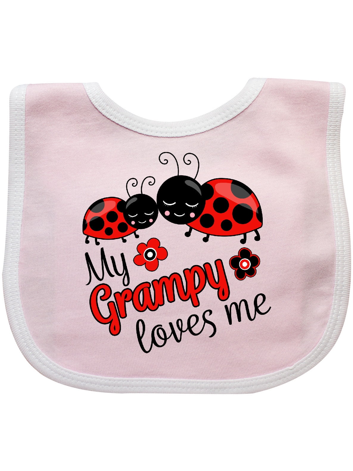 Girls Lovebug Baby Bib by Cuddles Collection