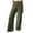 Army Green, variant on Karight Womens Cotton Linen Palazzo Pants Drawstring Elastic Waist Casual Wide Leg Trousers with Pockets Army Green