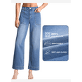 thumbnail image 5 of DOKOTOO Women's Wide Leg Jeans High Waisted Vintage Stretchy Loose Denim Pants with Big Pockets, 5 of 11