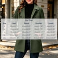 thumbnail image 4 of Cmtiyu Winter Coats for Women Classic Notched Collar Long Sleeve Button Pea Coats with Pockets Casual Fall Winter Outerwear Jackets S-2XL, 4 of 7