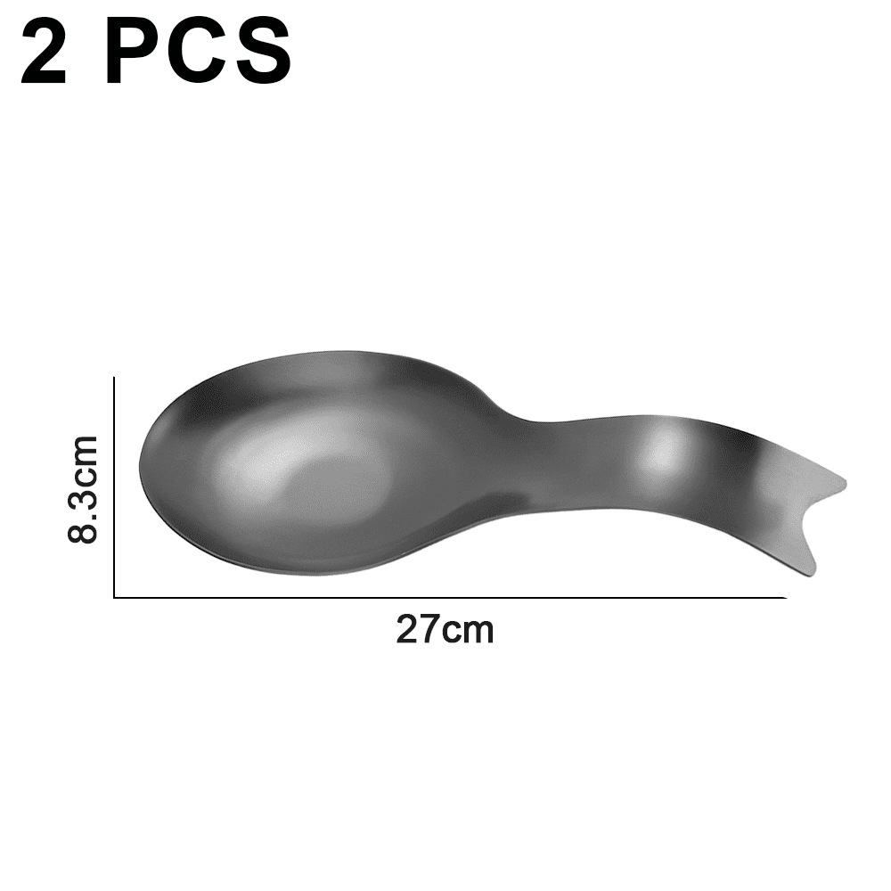 SUTENG Spoon Rest Stainless Steel Spoon Holder For Stove Top Kitchen Spoon  Holder Cooking Utensil Holder Ladle Rest Spatula Rest Multipurpose Large