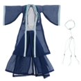 thumbnail image 2 of de Ropa Antigua Azul 1: 6 para Hombre para Piezas de Accesorios de Acción de Muñeca HT, 2 of 7