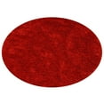 thumbnail image 2 of Rugsotic Carpets Hand Tufted Shag Polyester Eco-Friendly Area Rugs - 10'x10', Round, Red, Plain Solid Design, High Pile Handmade Anti Skid Rugs for Living Room, Bed Room K00102, 2 of 5