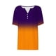 thumbnail image 3 of Camisetas Casuales de Mujer con Cuello en V Camiseta de Color Sólido, Manga Corta Casual Top para el Uso Diario, 3 of 5