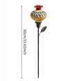thumbnail image 3 of Hummingbird Feeder, Hummingbird Feeders for Outdoors with Garden Stake, 23.62 Inch Decorative Resin Hummingbird Feeder Stand for Yard Lawn Flower Bed and Garden, 3 of 6