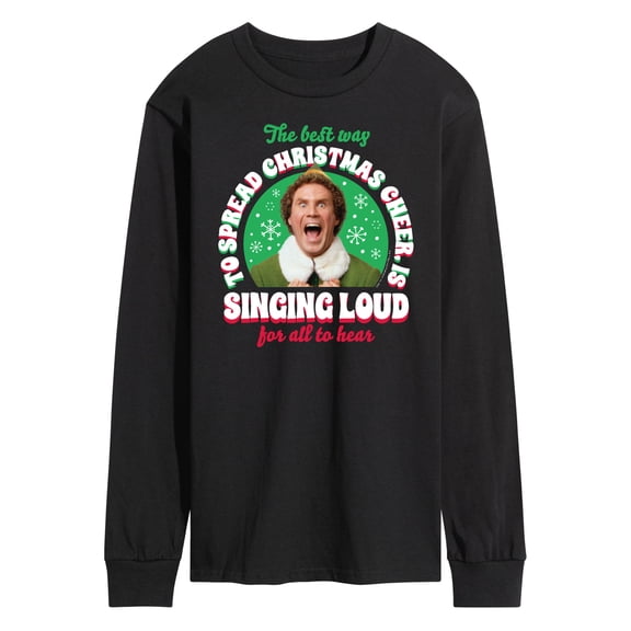 ELF - Christmas Singing - Men's Long Sleeve T-Shirt