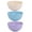 Beige Blue Purple, variant on RKZDSR Unbreakable Wheat Straw Bowl Set of 4 – 4.72" Microwave & Dishwasher Safe Lightweight Reusable Cereal, Soup, Salad, Dessert & Snack Bowl – BPA Free Eco-Friendly Tableware 4 Colors