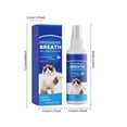 thumbnail image 3 of Cat Breath Freshener Oral Spray 60ml, Gentle Dental Care for Kittens & Adult Cats, Natural Bad Breath Eliminator & Plaque Control, Mild No-Rinse Formula, Easy Daily Oral Hygiene Care, 3 of 8