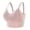 Pink, variant on Sngxgn Adjustable Longline Sports Bra for Women Wireless Workout Padded Yoga Bra Cropped Tank Tops(Black,L)