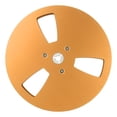 thumbnail image 2 of 1/4x7 Inch Empty Tape Reel, 3 Holes Open Reel Sound Takeup Reel, Empty Aluminum Alloy Take Up Reel With Wind Resistance Features For Recording Nab, 2 of 8