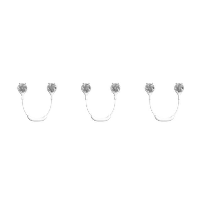 Wosthever Ventilador para colgar en el cuello Reemplazo portátil Lindo 360 grados Funcionamiento silencioso Ventiladores recargables de carga Type1 NO1