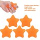 thumbnail image 3 of 5pcs Star Shape Hand Grip Ball Wrist Finger Strength Training Exercise Stress Relief BallOrange 20 Degree, 3 of 4