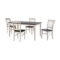 thumbnail image 3 of Shaker 5-Piece Dining Set - European Black Ash/Antique White, 3 of 7